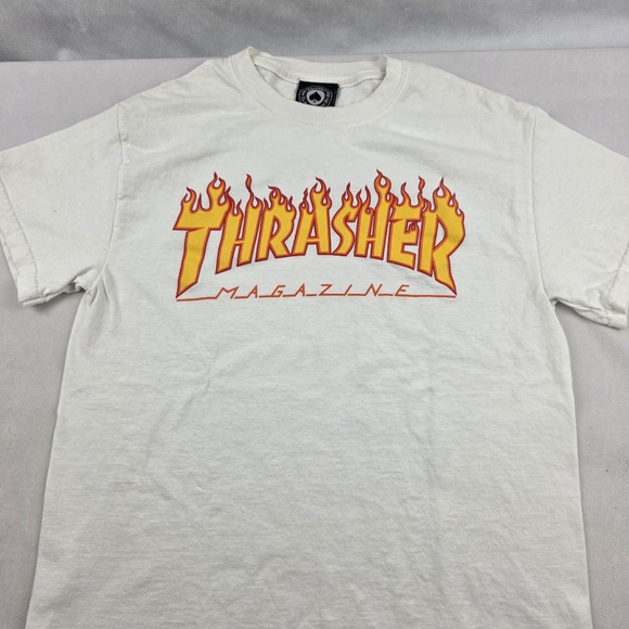 Thrasher Magazine White Skater T-Shirt for Men Size Small - Picture 1 of 5
